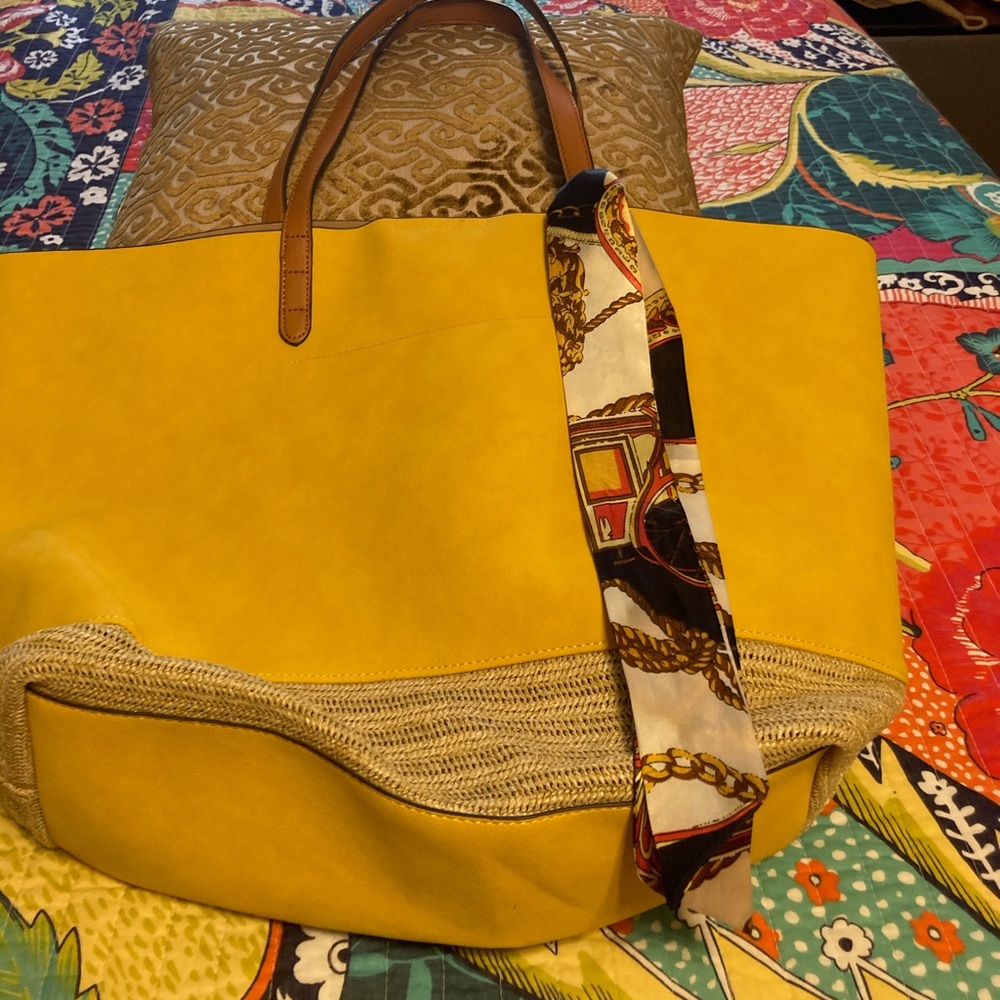 Beautiful bright yellow bag